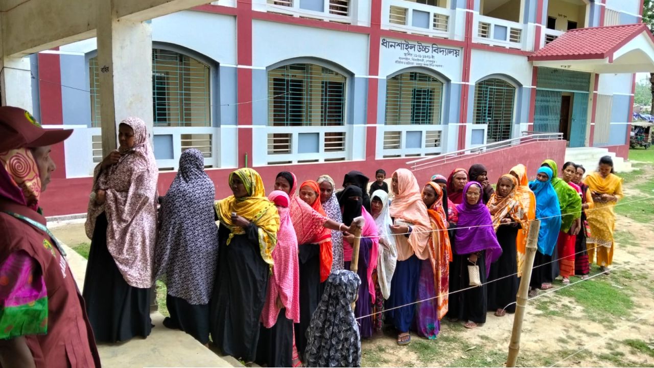 সকাল ১০টা পর্যন্ত ভোট পড়েছে ১১.৩ শতাংশ