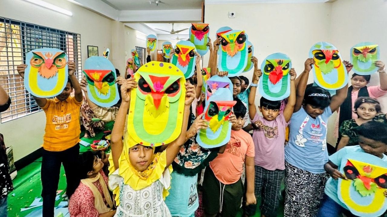 শেরপুরে নববর্ষকে বরণ করতে প্রস্তুত শিক্ষার্থীরা 