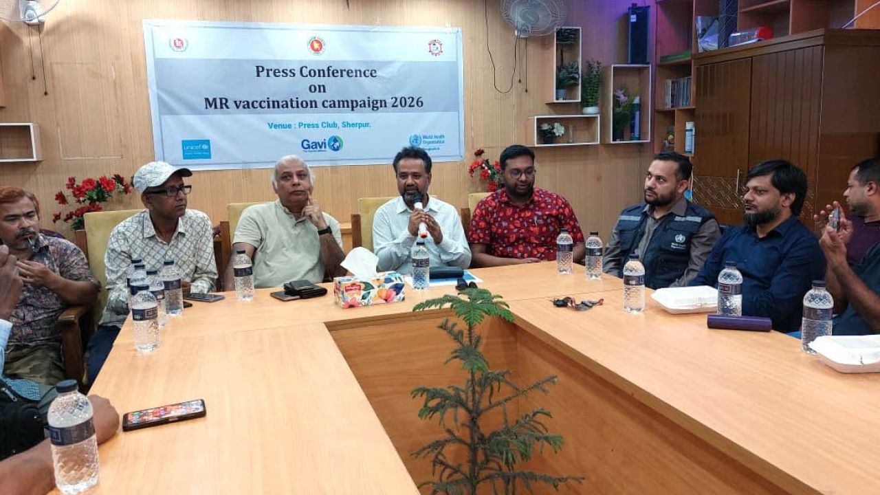 শেরপুরে ২০ এপ্রিল থেকে শুরু হবে হাম-রুবেলার টিকাদান ক্যাম্পেইন 