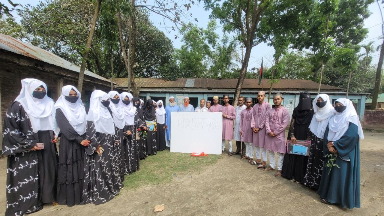 শেরপুরে দাখিল পরীক্ষার্থীদের জন্য দোয়া মাহফিল অনুষ্ঠিত