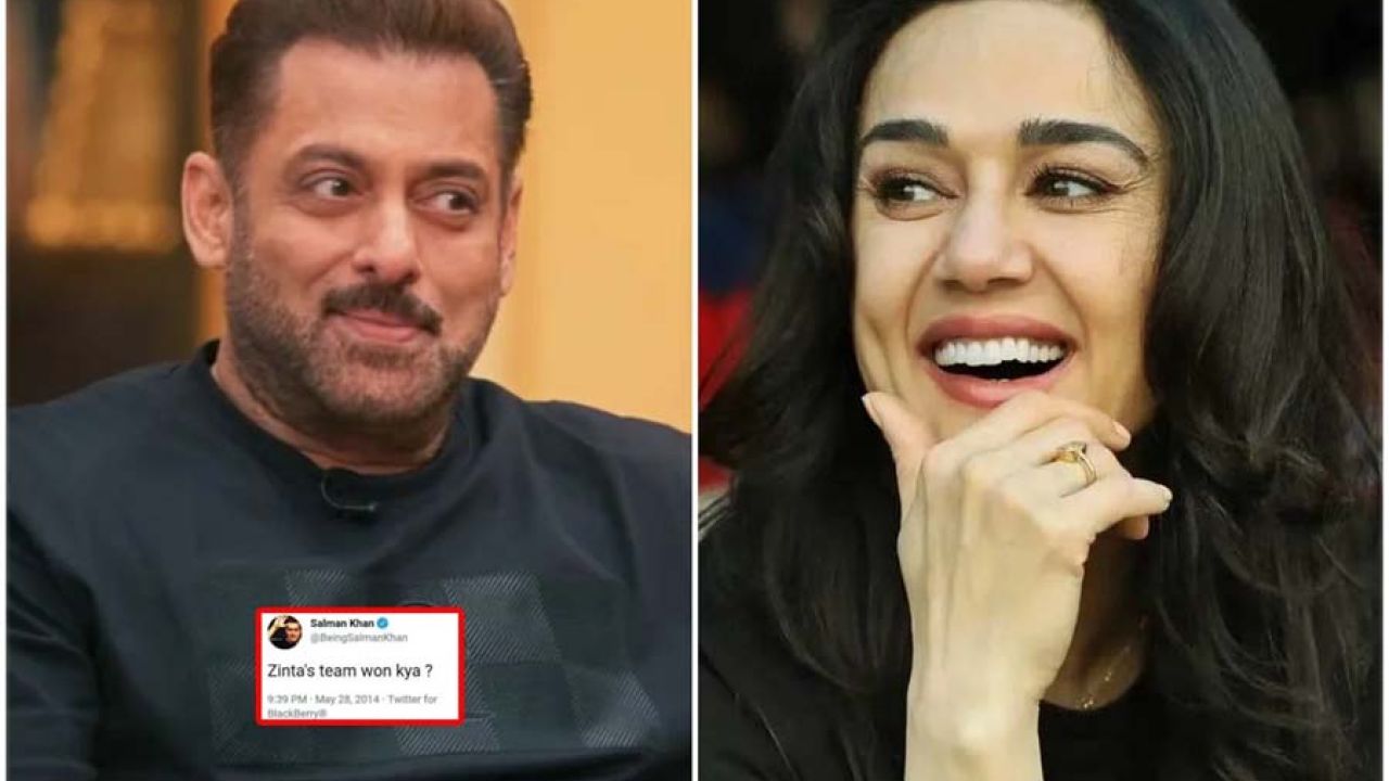 এক যুগ পর সালমানের টুইটের জবাব দিলেন প্রীতি জিনতা