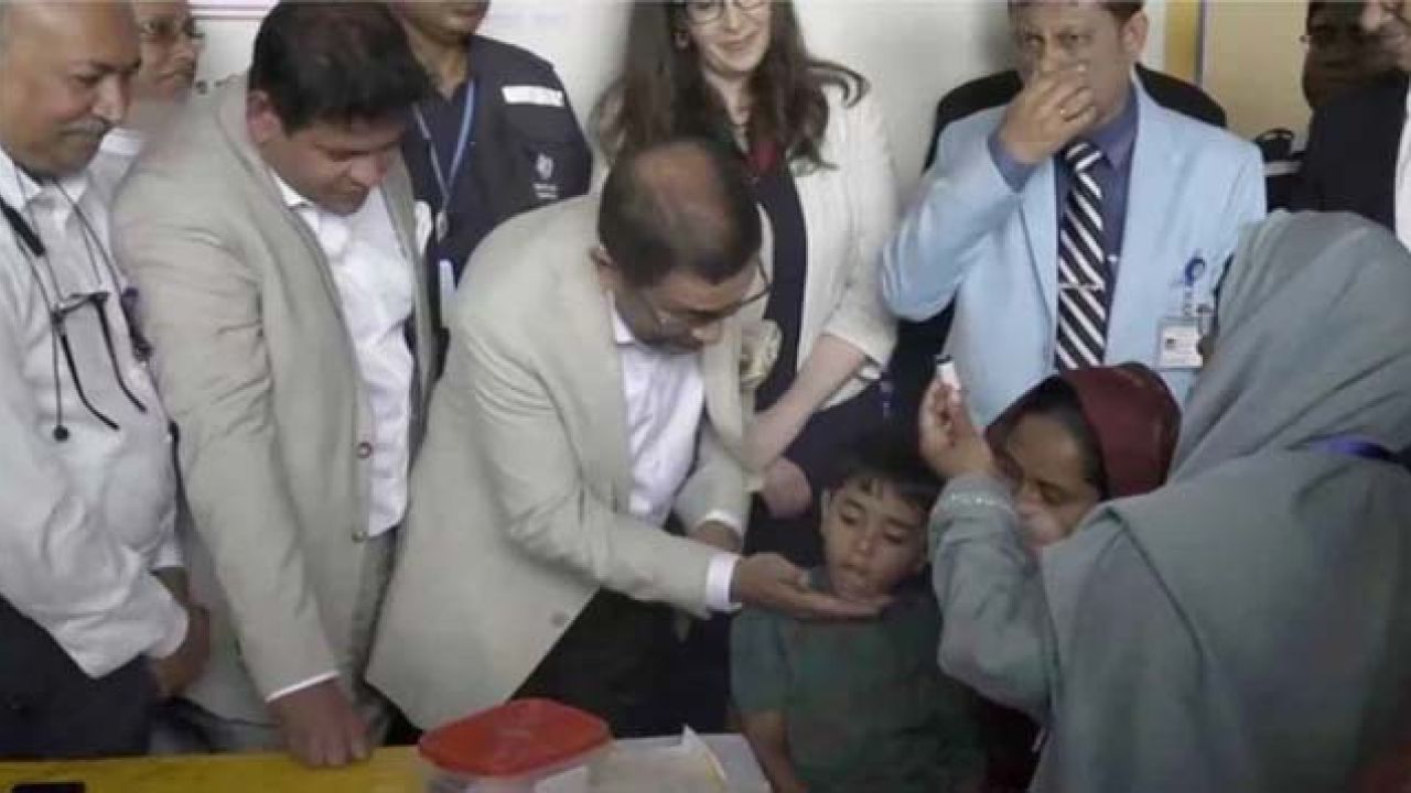 দেশব্যাপী হামের টিকাদান কর্মসূচি উদ্বোধন করলেন স্বাস্থ্যমন্ত্রী