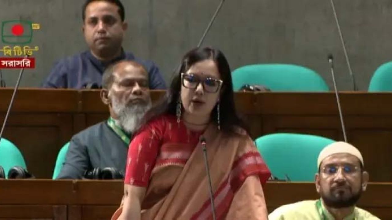 দেশে মবের সংস্কৃতি দেখলাম : সংসদে রুমিন ফারহানা