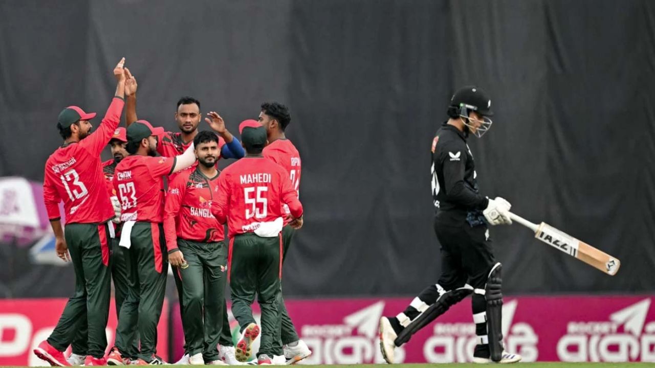 বাংলাদেশকে হারিয়ে সিরিজ ড্র করল নিউজিল্যান্ড