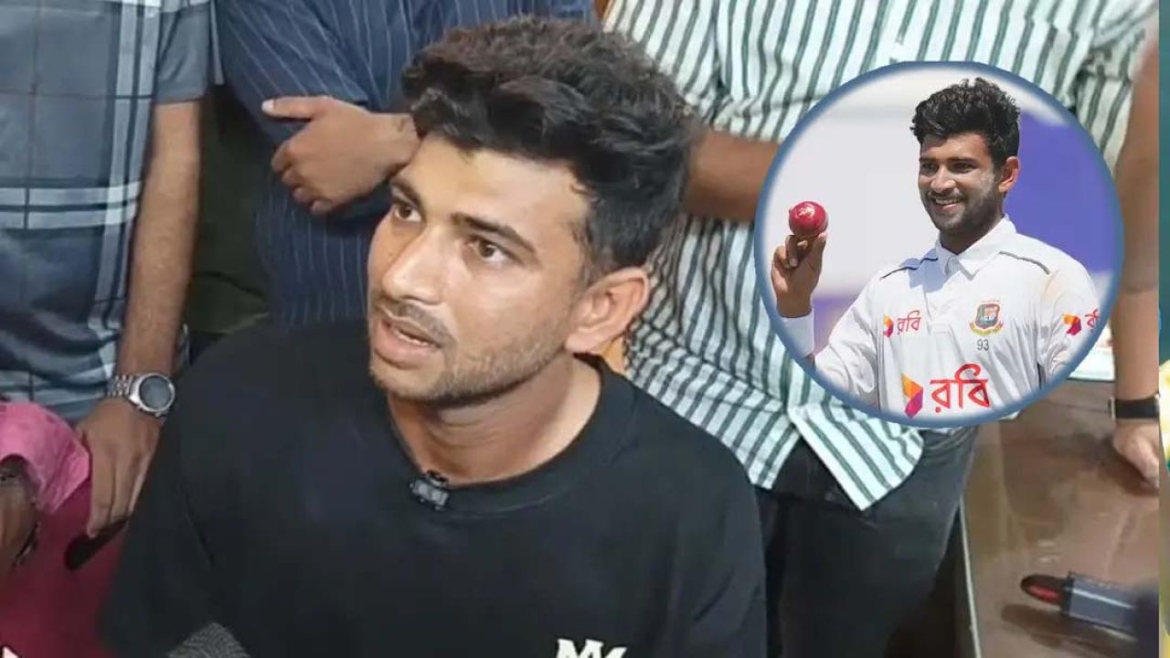 গলা টিপে ধরে বলল তুই আসামি, কথা বলবি না : ক্রিকেটার নাঈম হাসান