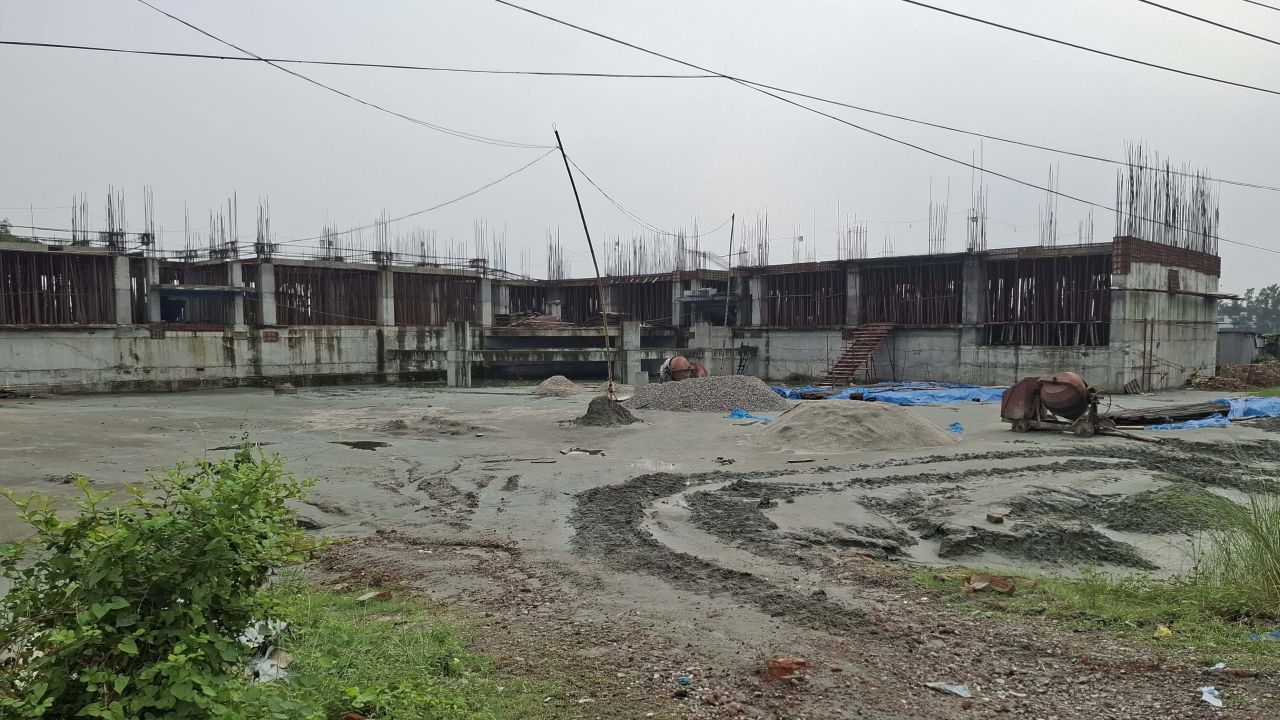 ময়মনসিংহে ধীরগতিতে চলছে শিশু হাসপাতালের নির্মাণকাজ