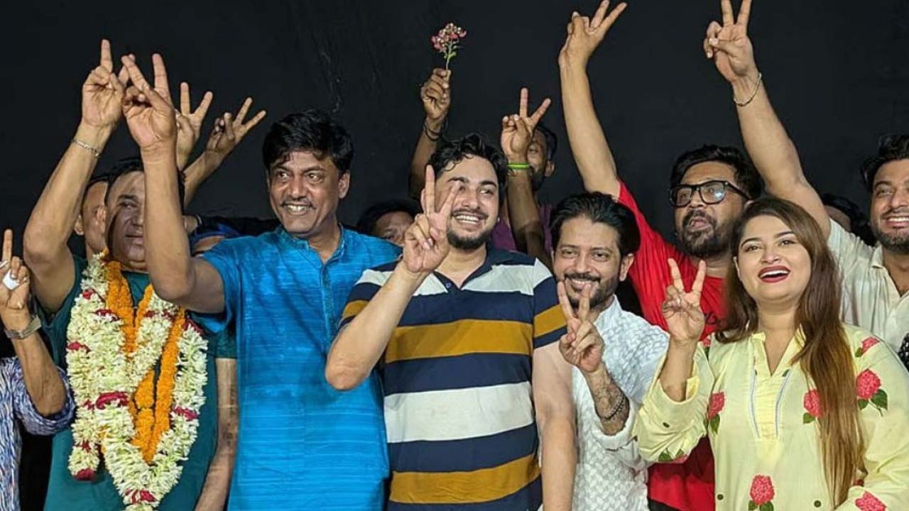 চলচ্চিত্র শিল্পী সমিতির সভাপতি শিবা শানু, সাধারণ সম্পাদক জয় চৌধুরী