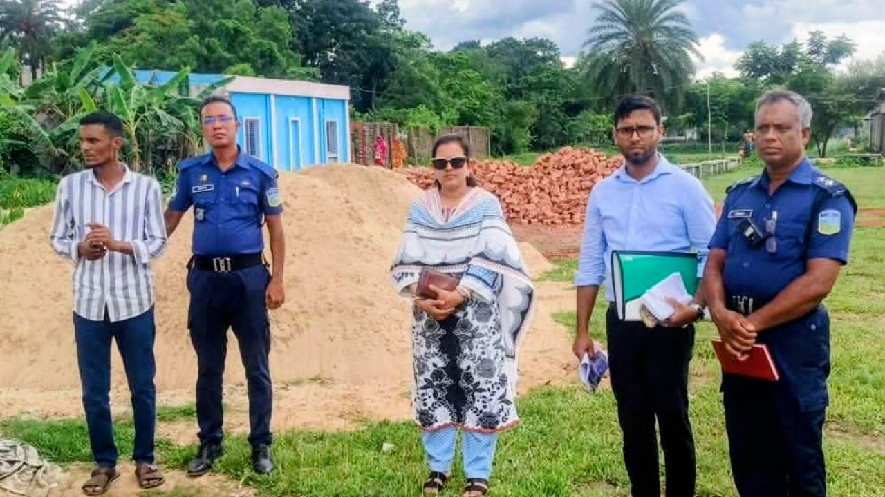 গারো পাহাড়ে অবৈধ বালু উত্তোলনে ৫০ হাজার টাকা জরিমানা