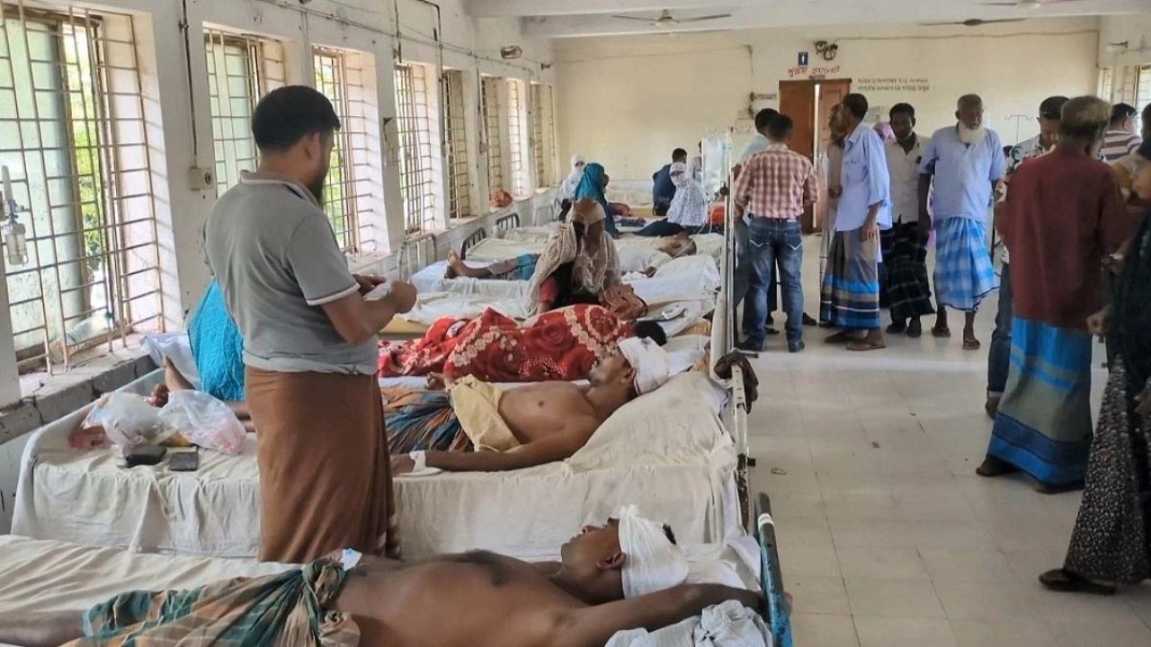 শ্রীবরদীতে জমি নিয়ে সংঘর্ষ, আহত ২০