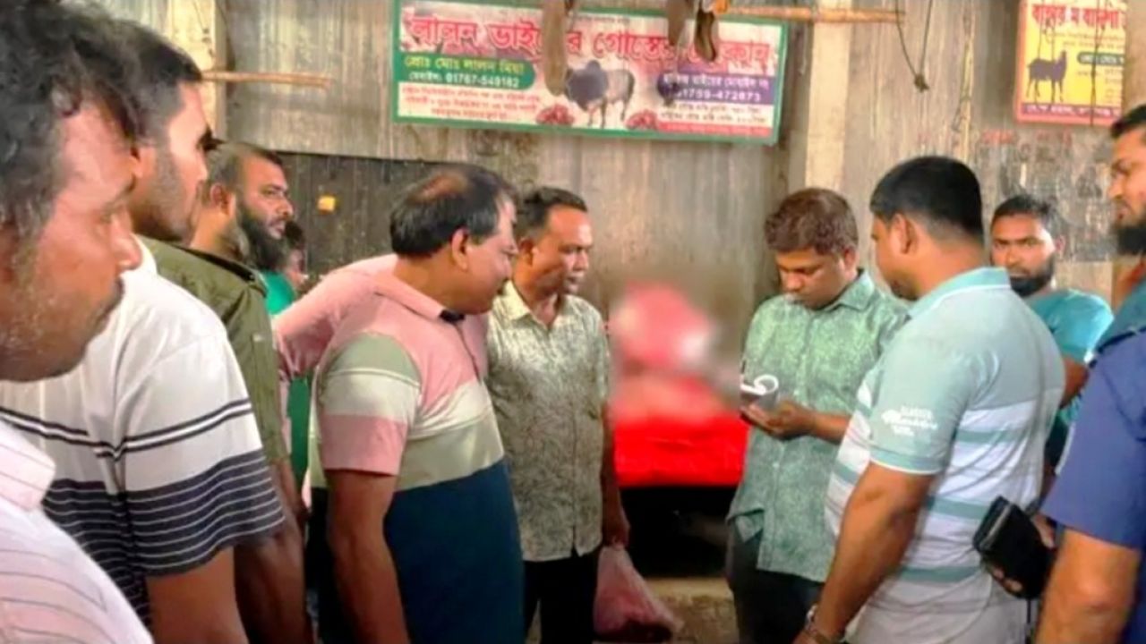 নালিতাবাড়ীতে অসুস্থ গরু জবাই করে মাংস বিক্রির চেষ্টার অভিযোগে ২০ হাজার টাকা জরিমানা
