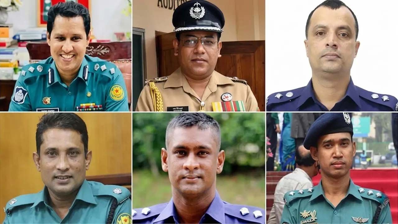 বিপ্লব-ইকবাল-রুহানীসহ আলোচিত ৬ পুলিশ কর্মকর্তা বরখাস্ত