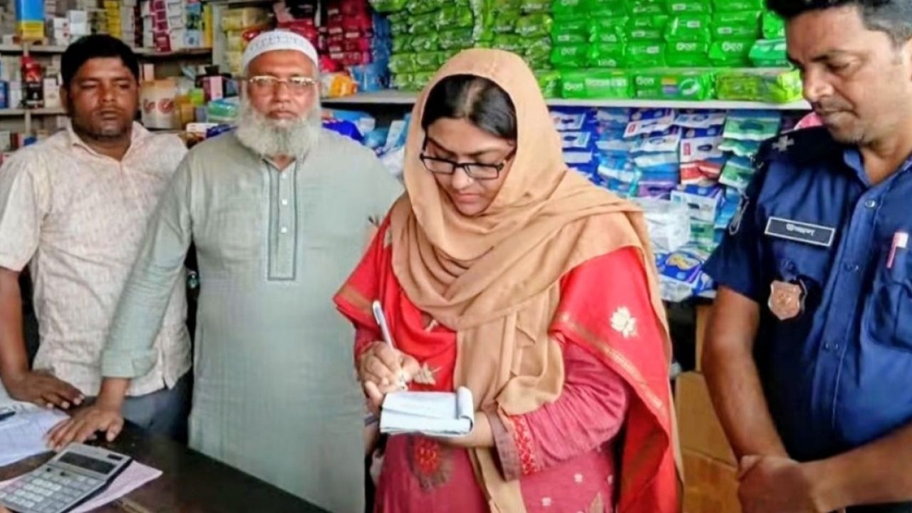শেরপুরে ৪ ফার্মেসির জরিমানা ও এক মাদক সেবকের কারাদণ্ড