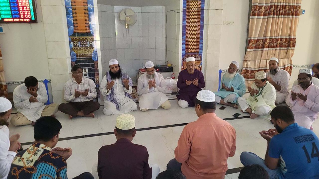 শেরপুর সরকারি কলেজে ঈদ-ই-মিলাদুন্নবী (সা:) উপলক্ষে দোয়া মাহফিল