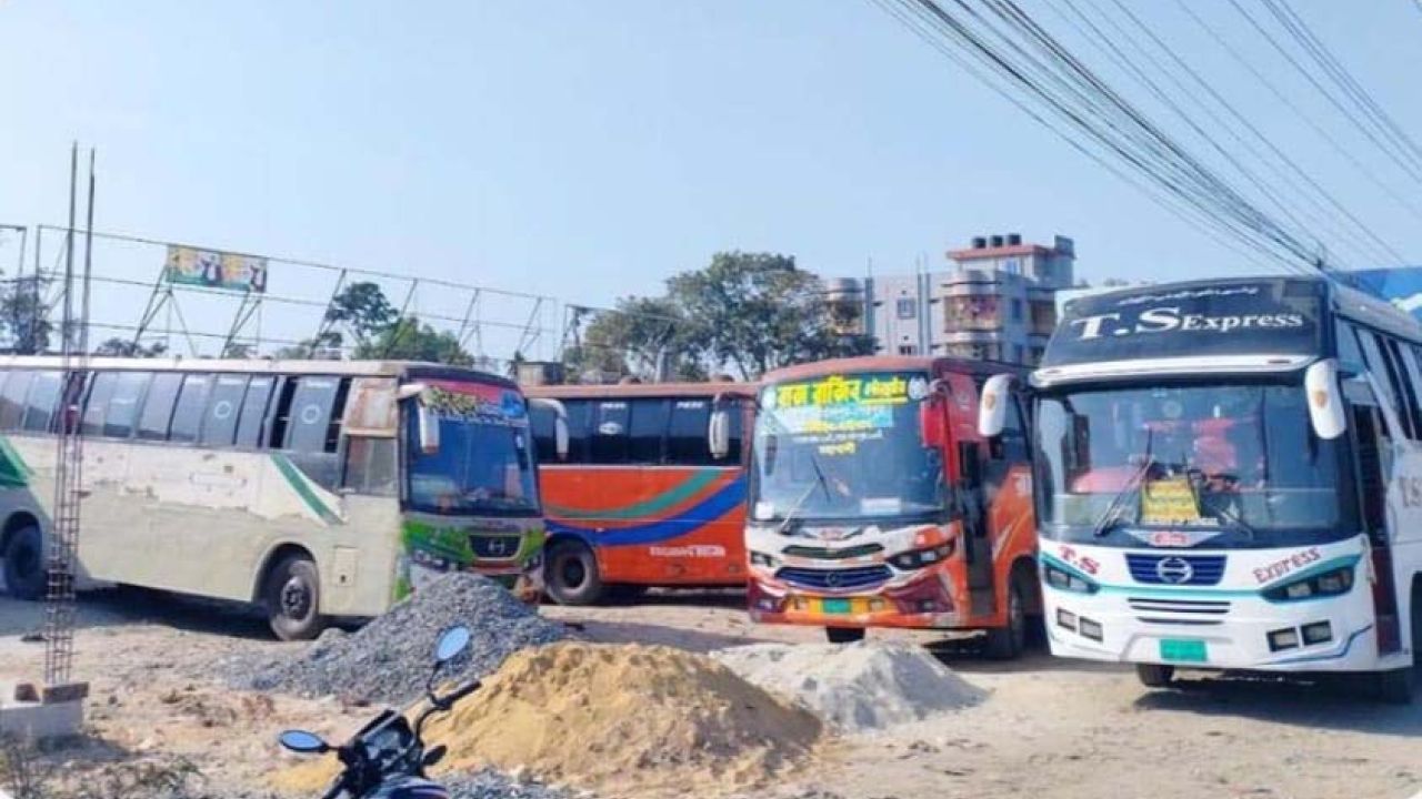 জামালপুর-ঢাকা রুটে সকল বাস চলাচল বন্ধ