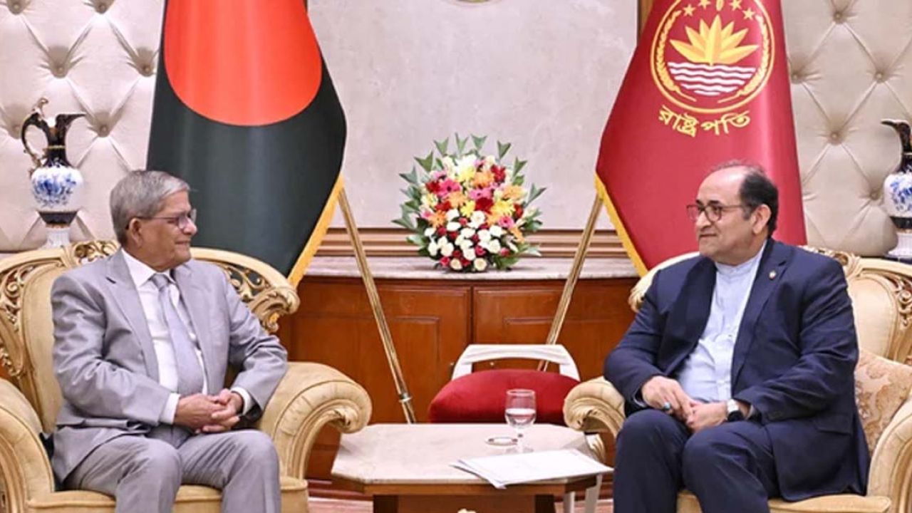 রাষ্ট্রপতির সঙ্গে ইরানের রাষ্ট্রদূতের সৌজন্য সাক্ষাৎ