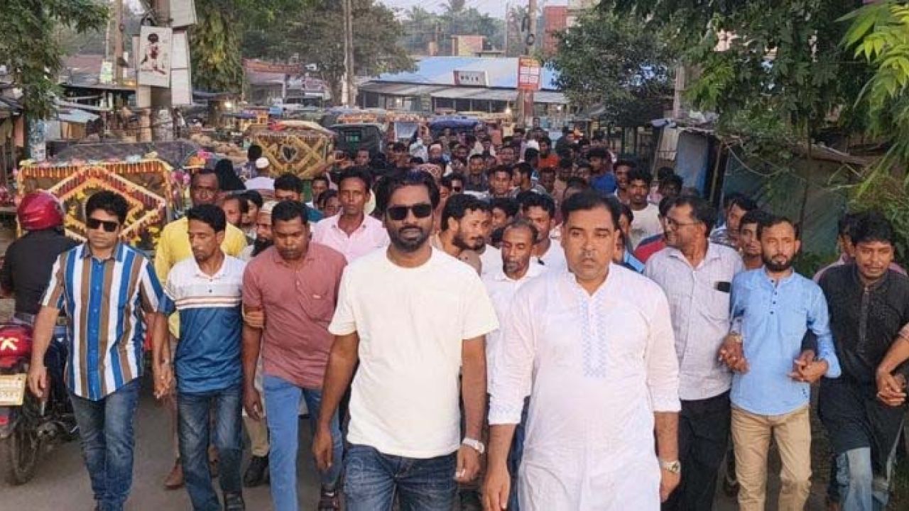 নালিতাবাড়ীতে জেলা যুবদলের কমিটিকে স্বাগত জানিয়ে আনন্দ মিছিল