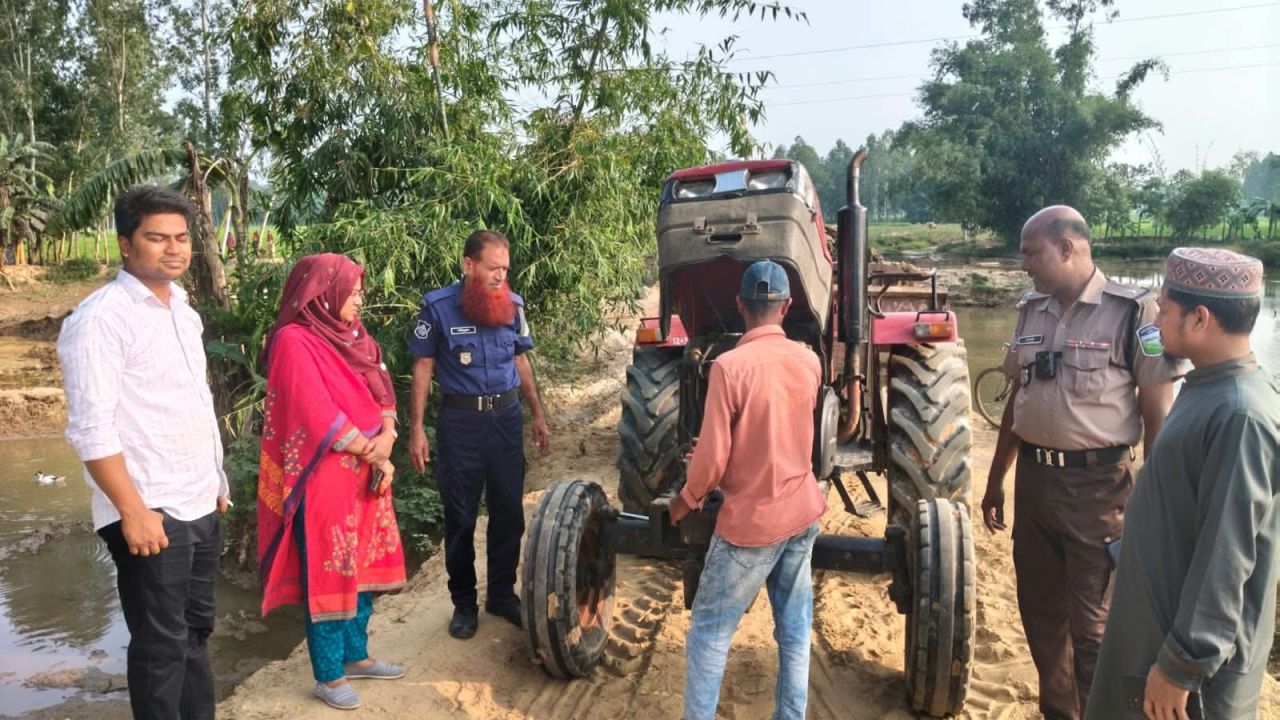 আইন অমান্য করে মাটি কাটায় ৫০ হাজার টাকা জরিমানা