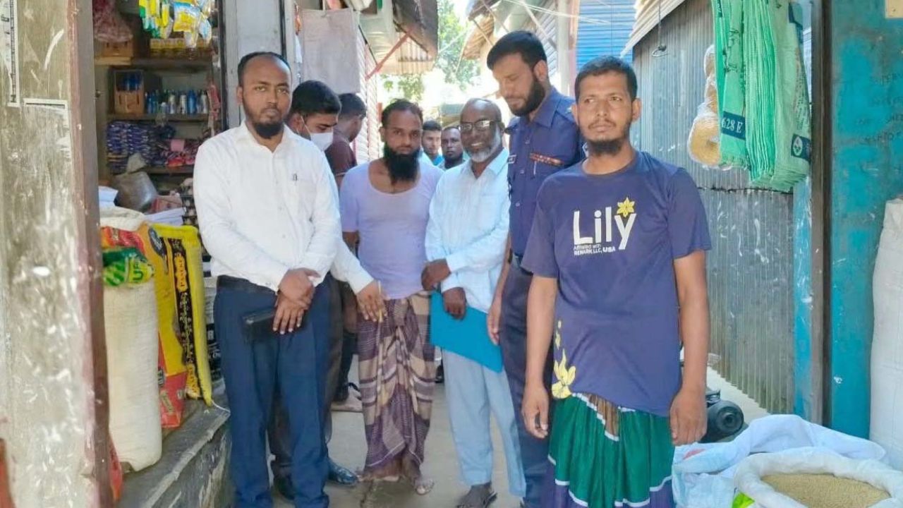 নালিতাবাড়ীতে বাজার মনিটরিং অভিযানে ৪ দোকানীকে জরিমানা