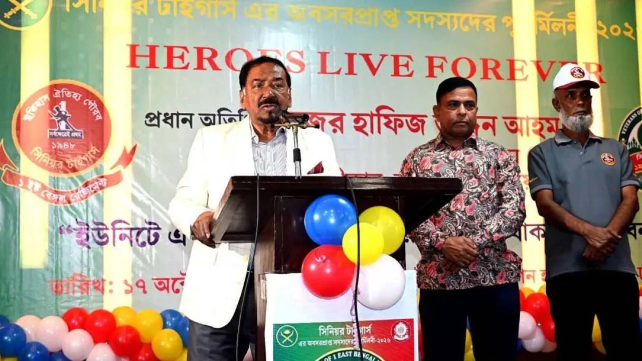 ইস্ট বেঙ্গল রেজিমেন্ট না থাকলে দেশ আজও পাকিস্তান থাকতো : স্পিকার